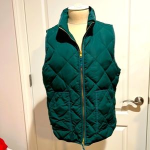 J Crew Hunter Green Vest